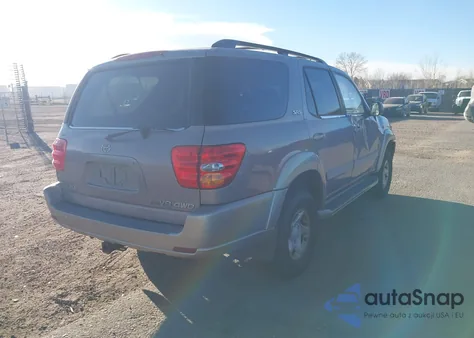 2001 Toyota Sequoia Sr5 V8 from USA, damaged, VIN 5TDBT44A81S011353